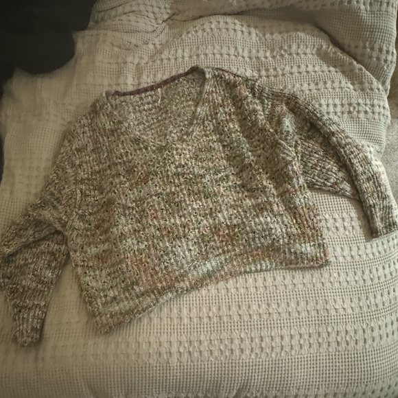 Free People Highland V Neck Sweater - Picture 2 of 6